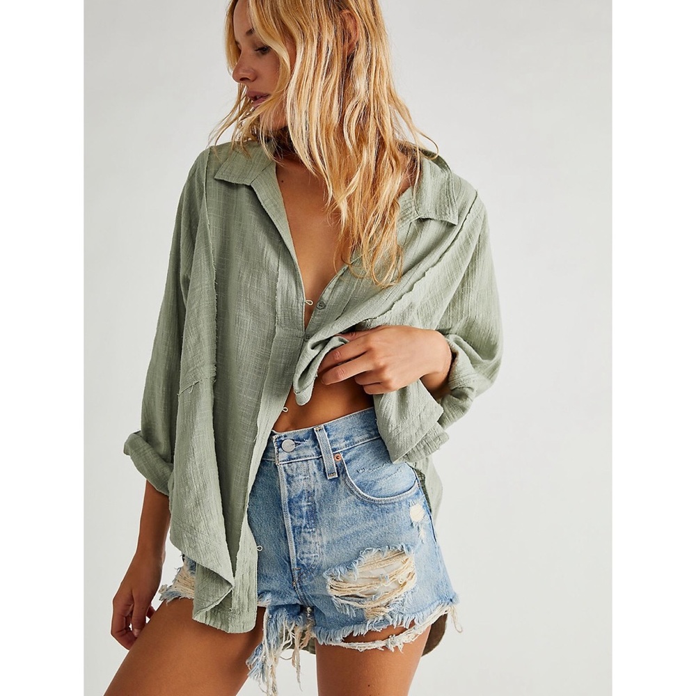 Levi’s 501 High-waisted Denim Short - Fault Line